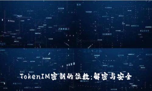 TokenIM密钥的位数：解密与安全