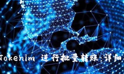 思考的:

如何使用 Tokenim 进行批量转账：详细指南与技巧