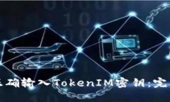如何正确输入TokenIM密钥：完整指南