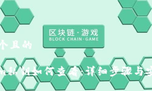 思考一个且的

Tokenim私钥如何查看：详细步骤与安全提示